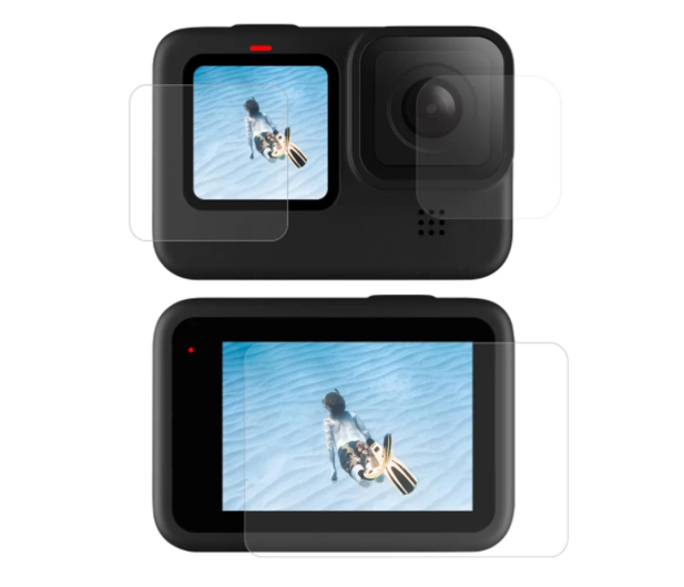 TELESIN Folia ochronna na ekran i obiektyw do GoPro H9/H10/H11/H12 - 1190395 - zdjęcie